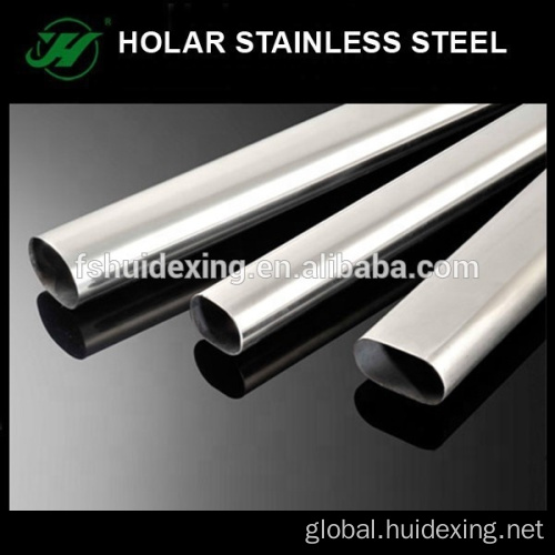 Stainless Steel Oval Tube 304 Stainless steel flat oval tube for handrail Supplier